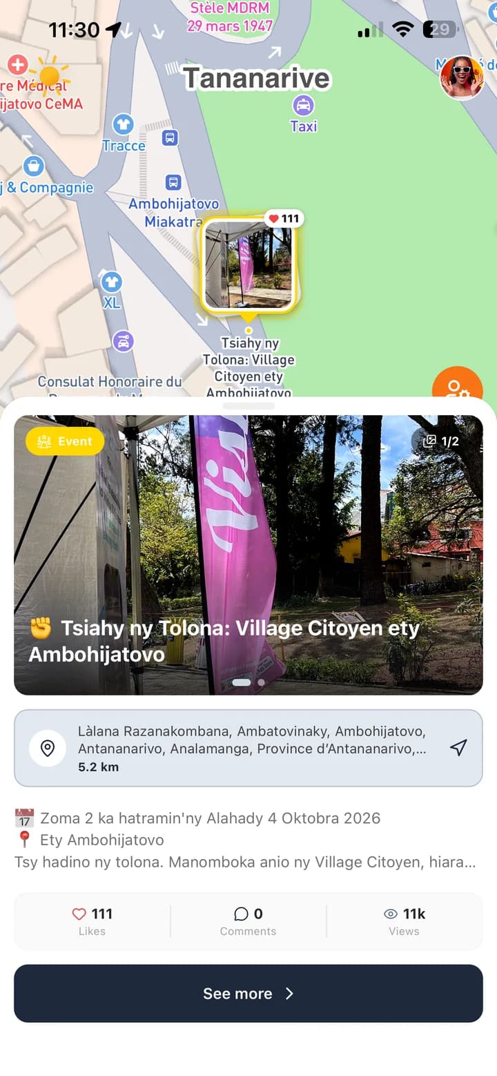 Visited — carte